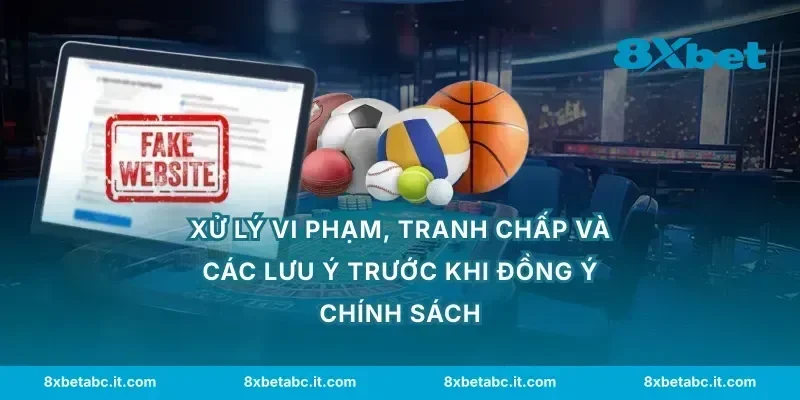 Xử lý vi phạm, tranh chấp và các lưu ý trước khi đồng ý chính sách