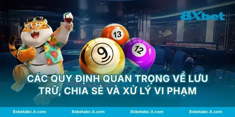 Các quy định quan trọng về lưu trữ, chia sẻ và xử lý vi phạm